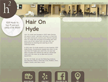 Tablet Screenshot of haironhyde.com